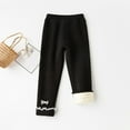 thumbnail image 4 of Tanhomme Girls Cotton Fleece Lined Leggings Kids Thick Thermal Tights Warm Pants Winter Clothes Winter Girls Pants Padded Warm Girls Bottoming Sweet Pretty Pants Children Pants, 4 of 7