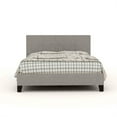 thumbnail image 6 of Williamspace Full Size Bed Frame,Upholstered Platform with Headboard, Heavy Duty Bed Frame with Metal Platform and Wooden Slat Support, No Box Spring Needed,Gray, 6 of 6