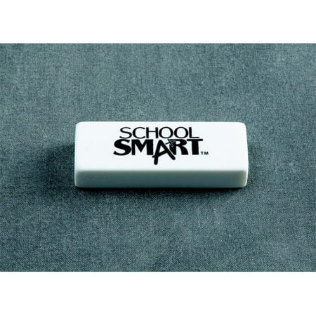 School Smart Latex-Free Non-Abrasive Soft Vinyl Eraser, 2.5