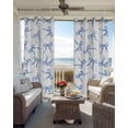 thumbnail image 4 of Purple Blue Bow Ribbon Blackout Curtains 96 Inches Long for Bedroom, Vintage Modern Art Bowknot Thermal Insulated Room Darkening Black Out Window Curtain Panels Grommet Drapes for Living Room, 4 of 8