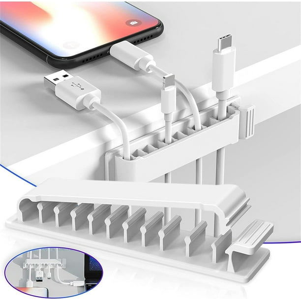 Wmkox8yii Cable Clip Self Adhesive Cord Holder Cord Organizer Charger Cable Management For
