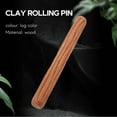 thumbnail image 2 of 2Pcs Clay Modeling Pattern Rollers, Cobblestone Wood Grain Pattern Clay Rolling Pin Textured Hand Roller Pottery Tools, 2 of 3