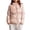 Pink, variant on Winter Coats for Women Hooded Warm Waist Cinched Pleated Loose Drawstring Coat Mountain Hiking Trip