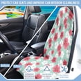 thumbnail image 5 of Uorisanigo Car Seat Towel Covers, Universal Pink Hibiscus Flowers Front Bucket Seat Cover Fit for Auto Truck Van SUV, Waterproof Non-Slip Towel Seat Protector for Gym/Pet, 5 of 6