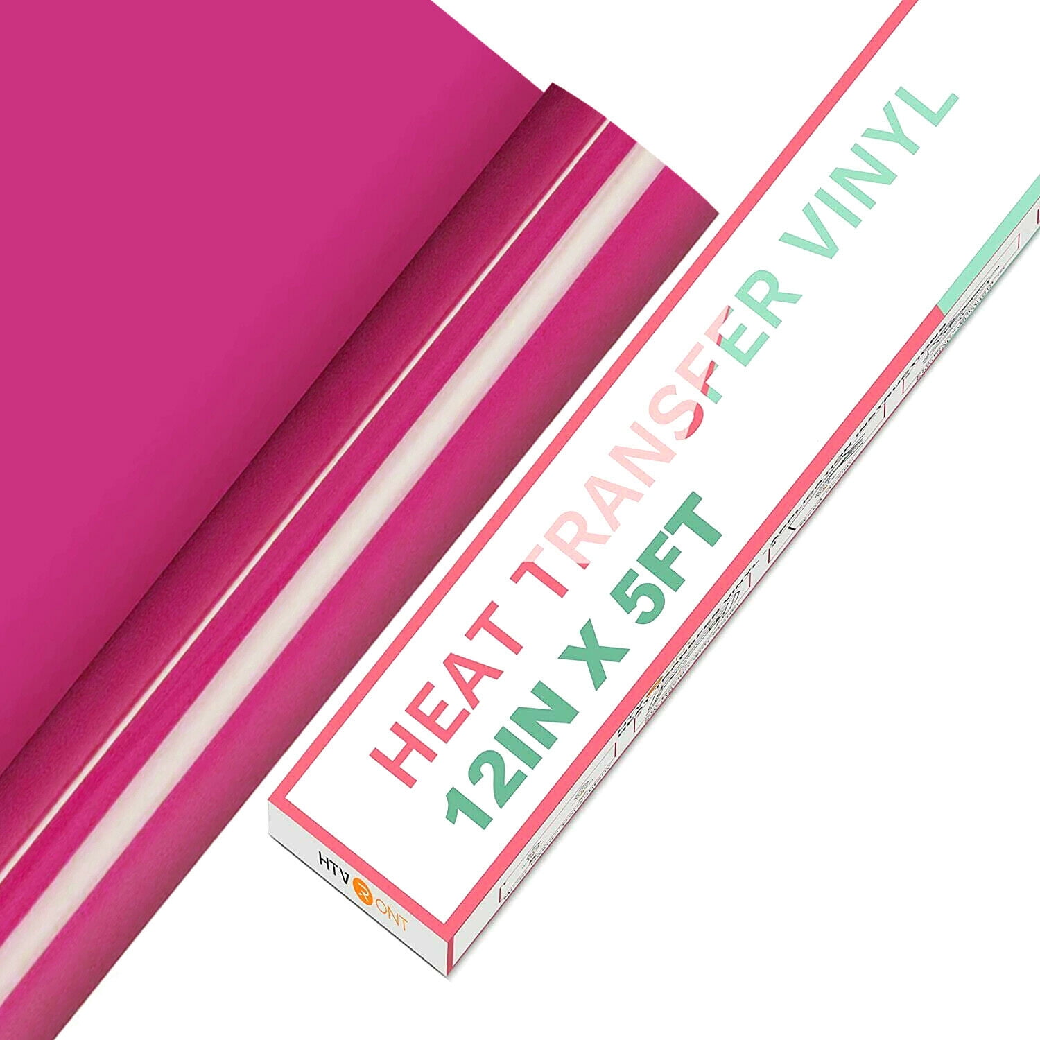 Bolton Tools Pink HTV Vinyl Roll - 12 x 5FT Heat Transfer Vinyl