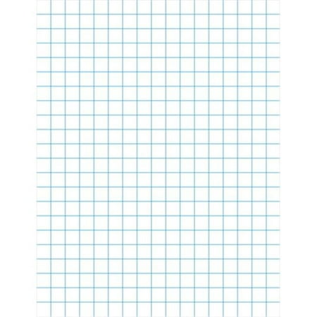 Graph Paper With Chipboard Back, 0.1 In. Ruling, White