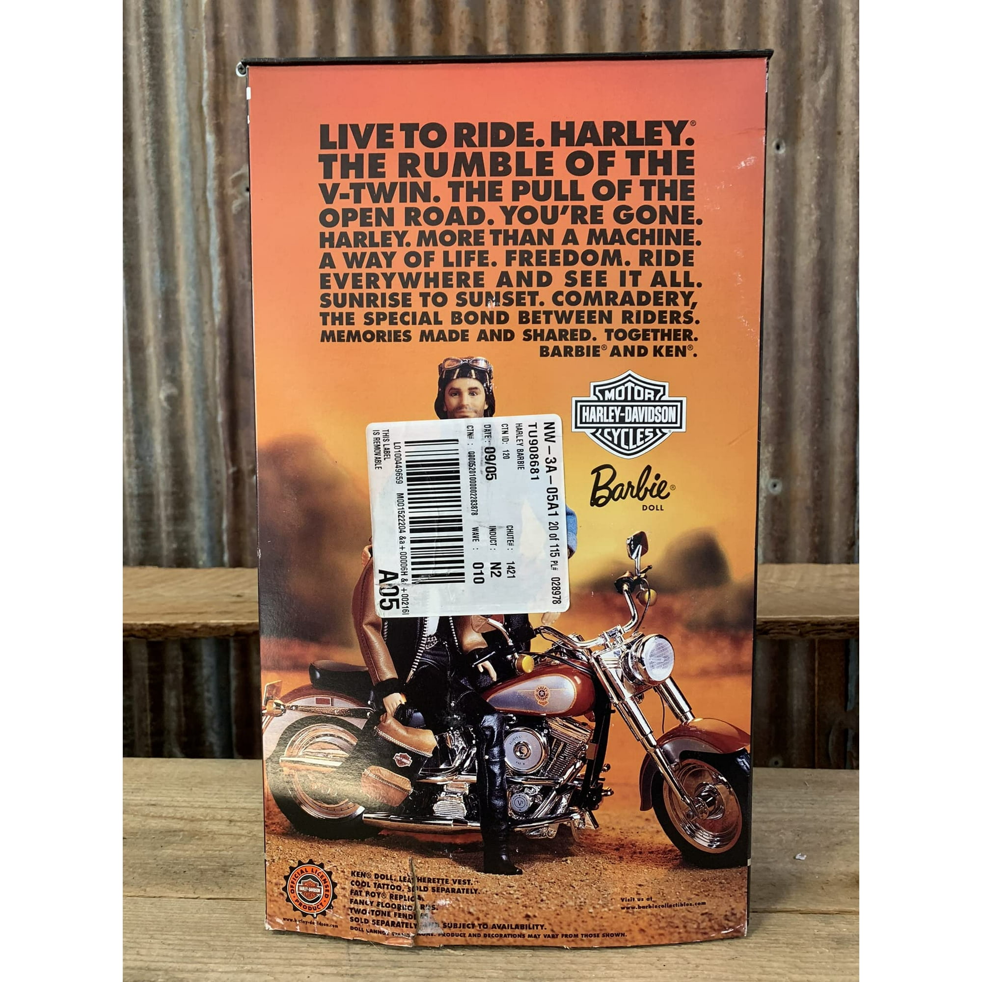 Barbie harley davidson motorcycle hotsell
