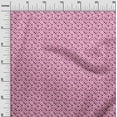 thumbnail image 3 of oneOone Cotton Cambric Dark Magenta Fabric Hearts Print Craft Projects Decor Fabric Printed By The Yard 56 Inch Wide, 3 of 5