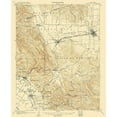 thumbnail image 2 of USGS 26x31 Gold Ornate Wood Framed with Double Matting Museum Art Print Titled - Pleasanton California Quad - USGS 1906, 2 of 4