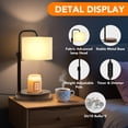 thumbnail image 3 of DAYBETTER Candle Warmer Lamp with Timer, Dimmable,Adjustable Height Wax Warmer Lamp with 2*50W Bulbs, House Warming Gifts for Mom Friend Bedroom Home Decor, 3 of 8