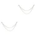 thumbnail image 4 of Minnieouse Punk Pants Chain Women Accessories Jean Concert Chains Music Multilayer Wallet Party Rock Keychain Decor Decorations plata 40-50cm 2piezas, 4 of 6