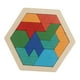 thumbnail image 2 of Juego de rompecabezas Montessori, juego lógico colorido, juguete educativo de rompecabezas de madera, bloques de rompecabezas para la imaginación del Estilo B, 2 of 9