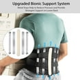 thumbnail image 3 of Faja lumbar para aliviar el dolor lumbar en hombres y mujeres, faja lumbar transpirable con almohadilla de soporte lumbar 3D, 3 of 5
