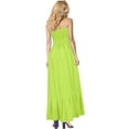 thumbnail image 4 of HAPPY BAY Women's Casual Tube Top Maxi Frill Dress Summer Beach Strapless Dresses for Women One Size Sage, Solid, 4 of 4