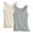 Dark Gray, variant on Womens Tank Tops with Built in Bra 2025 Summer Casual Sleeveless Padded Sports Workout Yoga Gym Undershirt 2 Pack
