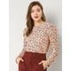 thumbnail image 2 of INSPIRE CHIC Blusa Top De Puntos Retro Colorido Manga De Soplo Cuello Redondo Para Mujer Multicolor Blanco XL, 2 of 6