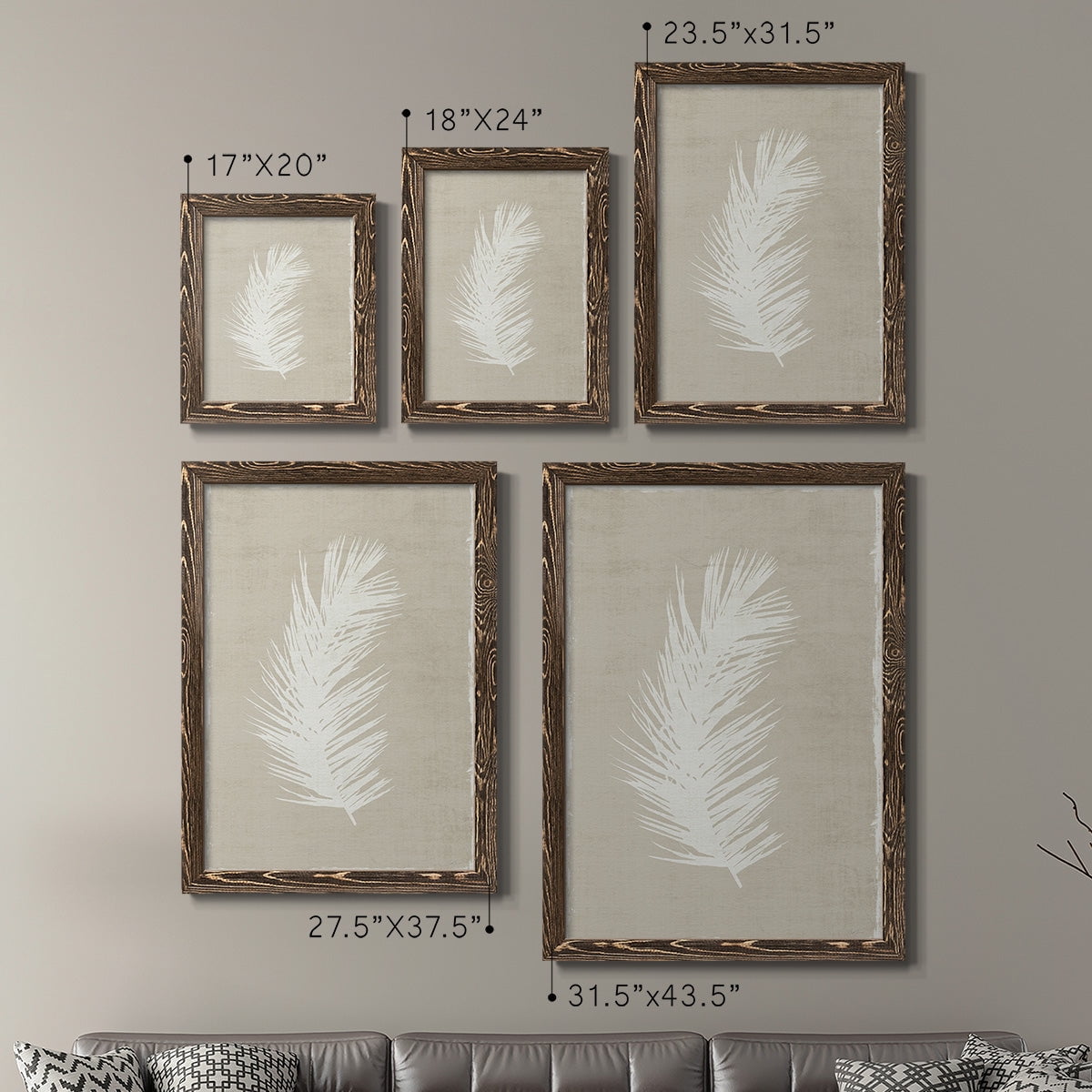 Palm Oasis I - Premium Framed Canvas 2 Piece Set - Ready to Hang