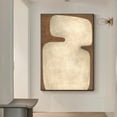 thumbnail image 4 of Brown Abstract Painting Wabi Sabi Wall Art Minimalist Painting Neutral Abstract Art Lare Earth Tone Modern Painting Home Decor, 4 of 8