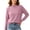 Pink, variant on yillto Womens Sweaters Tops Lightweight Business Casual Long Sleeve Soft Knit Mock Neck Pullover Sweater
