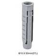 thumbnail image 2 of Fijaciones de marco de tubo de expansión de plástico Uxcell 1.97" Longitud 0.39" Diámetro de varilla Gris 50pcs, 2 of 5