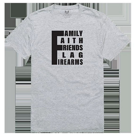 Rapid Dominance  5 Things YDMW 1 Relaxed Graphic Tee Shirt, Heather Gray - Medium