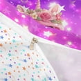 thumbnail image 4 of meiyoeat Cute Unicorn Twin Duvet Cover For Girls,Pink Cute Flowers Stars Twin Bedding For Kids,Colorful Stars Reversible,2 Pieces(No Comforter), 4 of 6