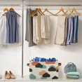 thumbnail image 5 of Yayeee 2 Pack Canvas Storage Basket with Handles for Shelves Fabric Bins Closet Organizer, Simple Clouds, 5 of 8