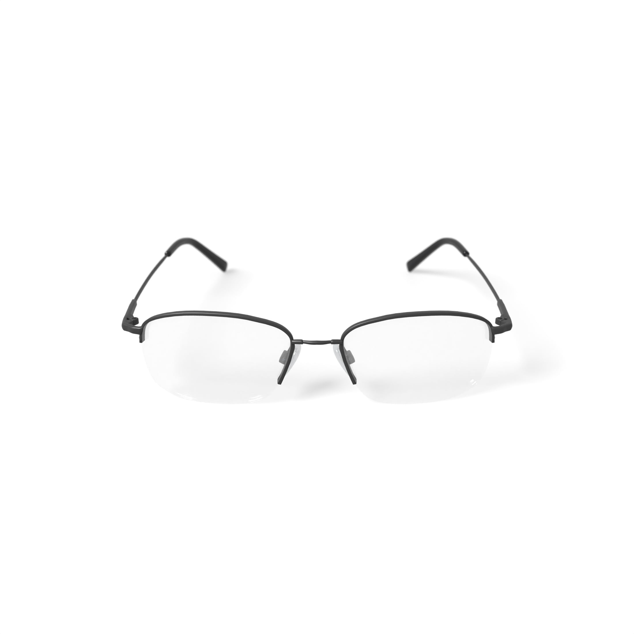 M+Flex Men's Rx'able Eyeglasses, Mf509, Black, 54-19-145