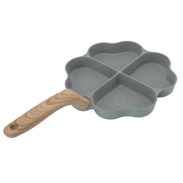 Heart Shaped Egg Frying Pan with Handle for Kitchen, Nonstick Pancake Pan for Uniform Heating