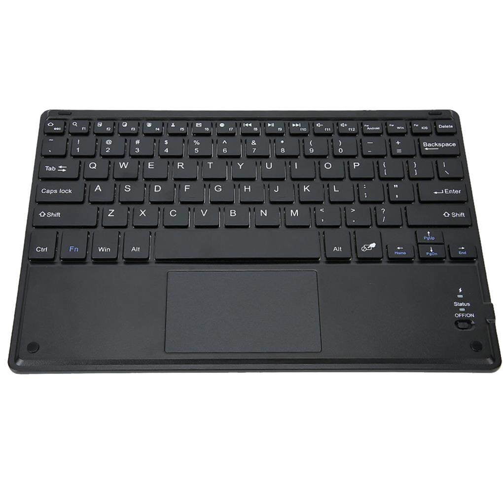 te Bestået Kurv 10-12" Ultra Slim Bluetooth Wireless Keyboard with Touchpad for  Android/Windows/IOS Black - Walmart.com