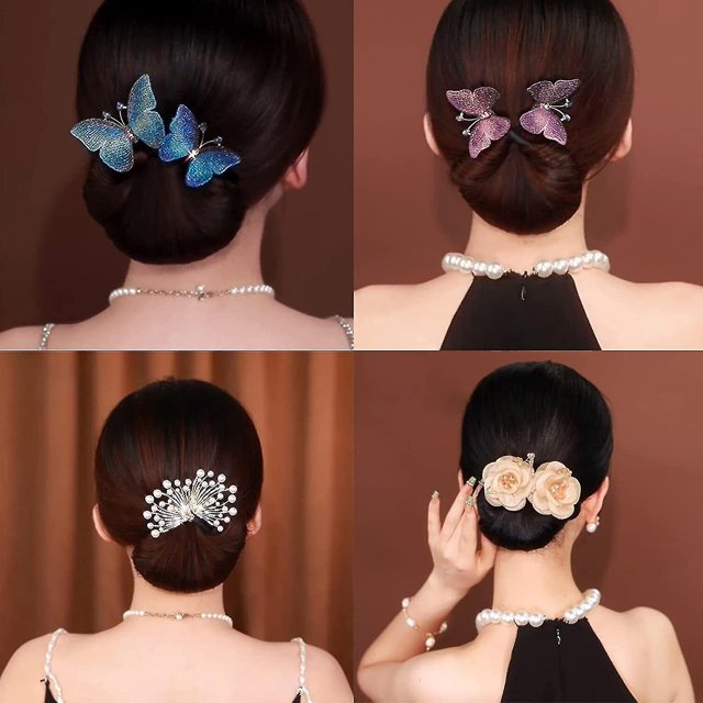 SAILING Rizador de pelo perezoso elegante estilo Ins de 1/4 Uds., accesorio para el cabello con estilo de giro francés