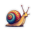 thumbnail image 4 of cartoon Snail Stickers, Waterproof Snail Sticker for Water Bottle Laptop Phone Cases Planner Skateboard Luggage Helmet Party Favor Decor, Ideal for Adults Teens Teacher Rewards, 4 of 9