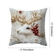 thumbnail image 3 of Funda de Almohada Navideña, Decoración Navideña, Decoración de Sofá, Almohada de Lino, Funda de Almohada para Sofá de Casa, Decoración Navideña, 45 X 45 Cm, 3 of 6