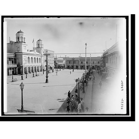 Historic Print, Central plaza, San Juan, Puerto Rico, The, 16" x 20"