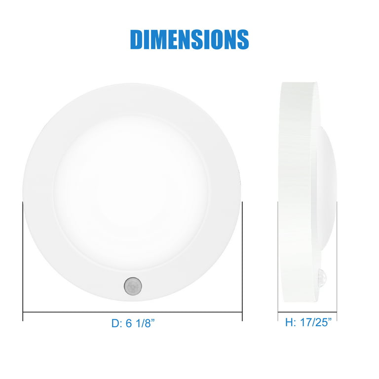 Motion Sensor LED Ceiling Light Indoor, 9.5 inch Closet Lights Motion  Sensored with 22W 2000LM, Cool…See more Motion Sensor LED Ceiling Light  Indoor
