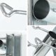 thumbnail image 3 of Parasol holder for rectangular railing Parasol stand adjustable use for balcony and terrace, 3 of 5