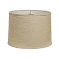 thumbnail image 3 of 13" Light Wheat Throwback Drum Linen Lampshade, 3 of 3
