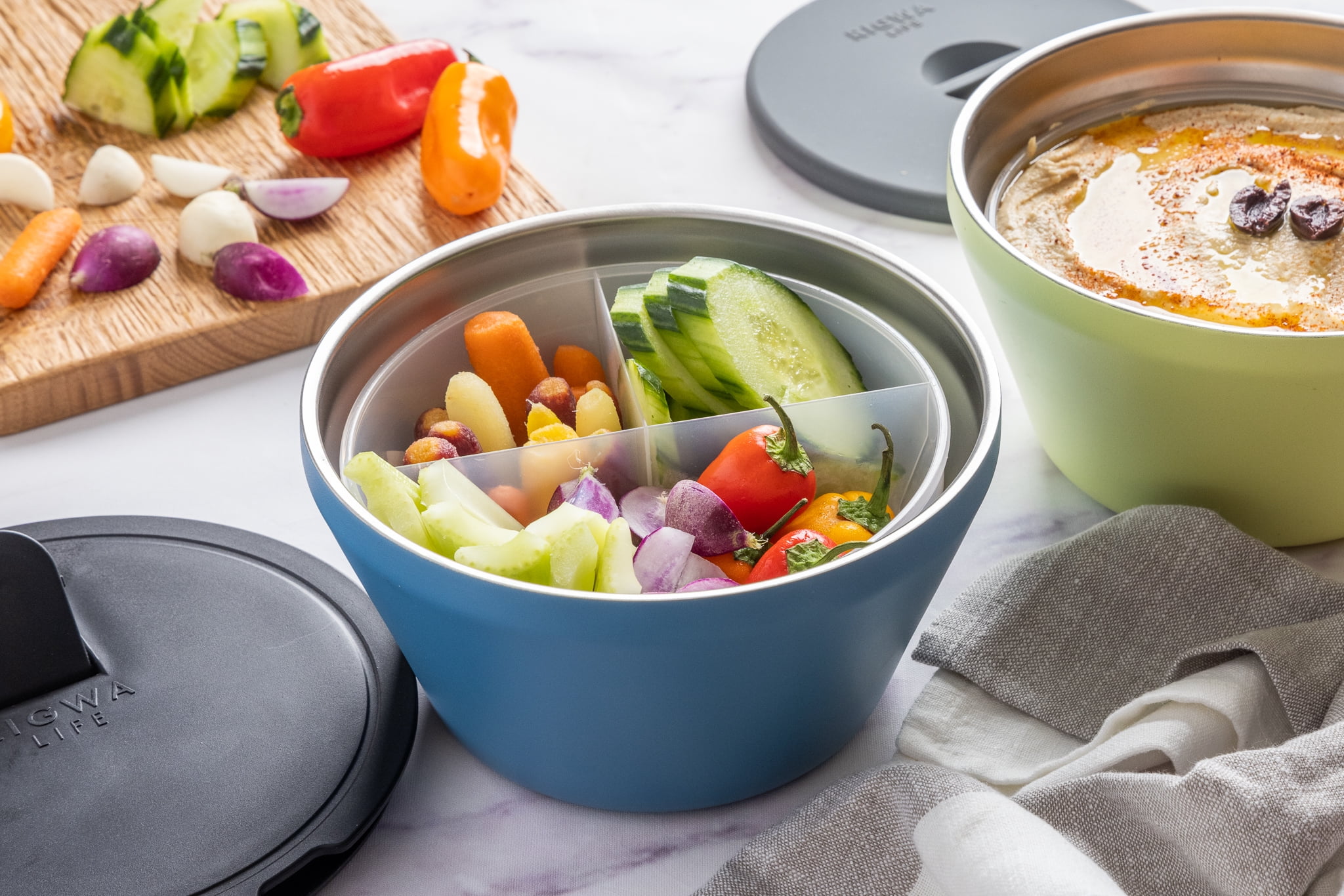 RIGWA on Instagram: Dress up your Rigwa Bowl with our new Dressing  Containers ⭐️ These stainless steel containers come with silicone lids for  a leakproof experience and are custom-sized to perfectly fit