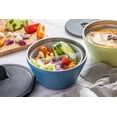 thumbnail image 4 of Fresh Bowl 40oz (BLUE DUSK) HOT/COLD For HRS, Vacuum Insulated Stainless Steel Food Storage Container, Air-Tight Lid, Reusable Lunch Box, Meal Prep, 40oz, 4 of 7