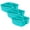 Teal, variant on Storex Large Caddy, Teal, Pack of 3