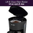 thumbnail image 4 of Mr. Coffee Cafetera Negra, 12 Tazas, con Auto Pausa y Jarra de Vidrio, Perfecta para Uso en el Hogar y la Oficina, 4 of 5