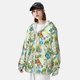 thumbnail image 3 of Fotbe Meadow Plants And Butterflies Chaqueta con Protección Solar UPF 50+ para Hombre y Mujer, Camisa con Capucha y Bolsillos-Small, 3 of 7