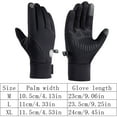 thumbnail image 3 of Ngheia Claerance! Q198 Cycling Gloves Black C, Winter Windproof Gloves Premium Winter Unisex Touchscreen Winter Sports Equipment, 3 of 8