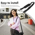 thumbnail image 6 of Worgeous Durable Nylon Messenger Bag Strap Replacement Black 1Pcs 25.5X7.2X0.7Cm, 6 of 8