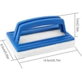 thumbnail image 3 of Pool Wall Sponge Pool Sponge Brush Portable Pool Scrubbing Cleaning Tool with Handle for Pond Spa 2pcs, 3 of 8