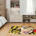 thumbnail image 2 of LaModaHome Non-Slip Rug Inspired Blonde Anime Character Rug Washable Mat Child Stain Resistant Living Room Kitchen Carpet - Size: 3,9X2,6ft(120X80cm), 2 of 5