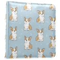 thumbnail image 2 of PU Leather Photo Album with Self-Adhesive Pages Scrapbook DIY Picture Holds 20+ Sheets Cute Little Dog Pattern, 2 of 9