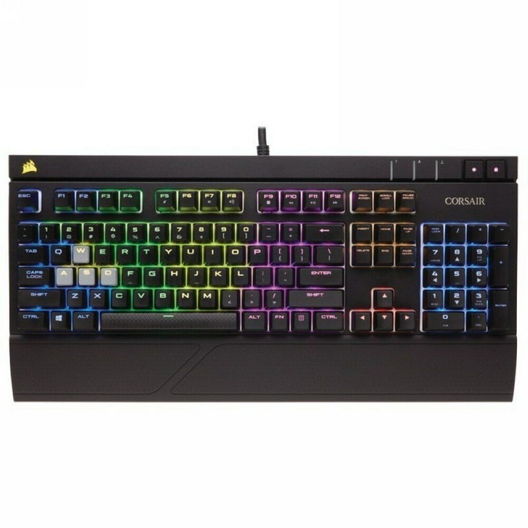 Fortæl mig Børnepalads hjælpe Restored Corsair STRAFE RGB Mechanical Gaming Keyboard Cherry MX Silent  CH-9000121-NA (Refurbished) - Walmart.com