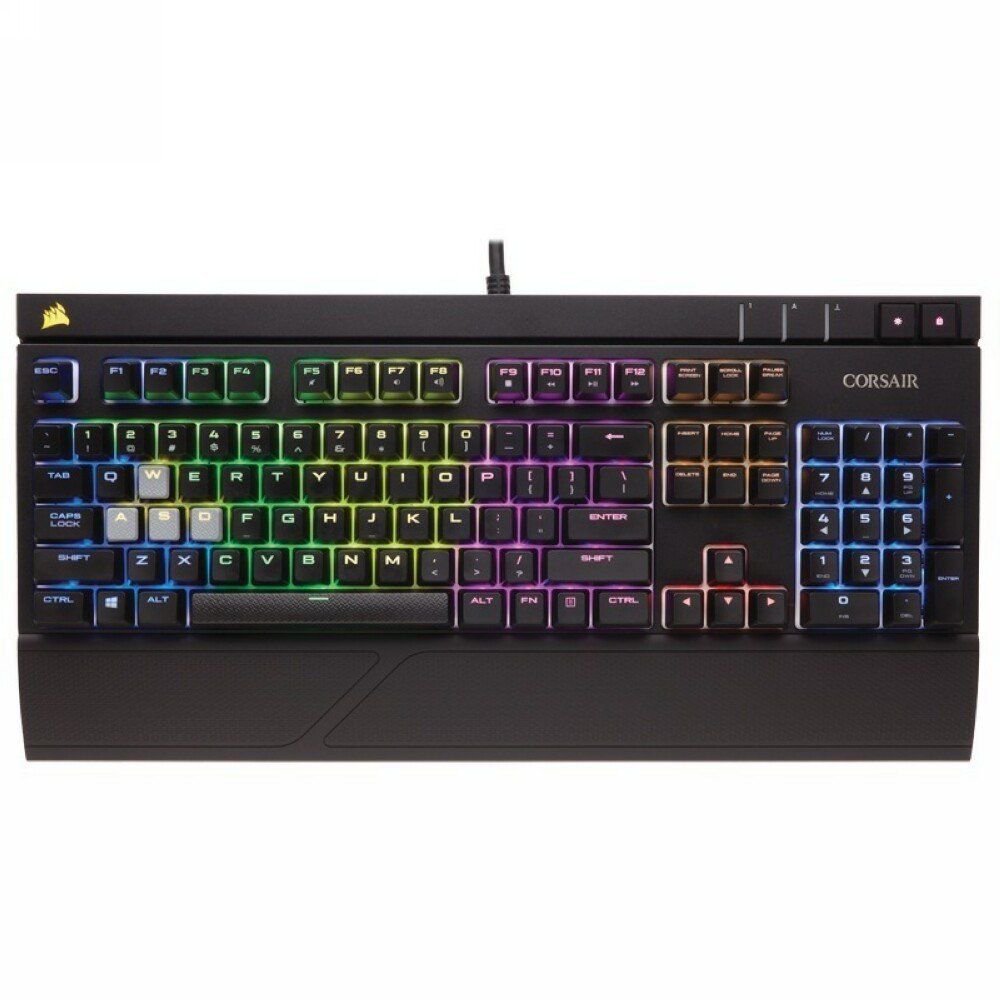 Corsair STRAFE RGB Mechanical Gaming Keyboard Cherry MX Silent CH