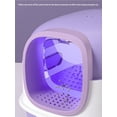 thumbnail image 6 of Enclosed Cats Litter Box with Lid and Scoop, Front Entry and Exit Large Size Anti-Splashing, Blue, 6 of 8